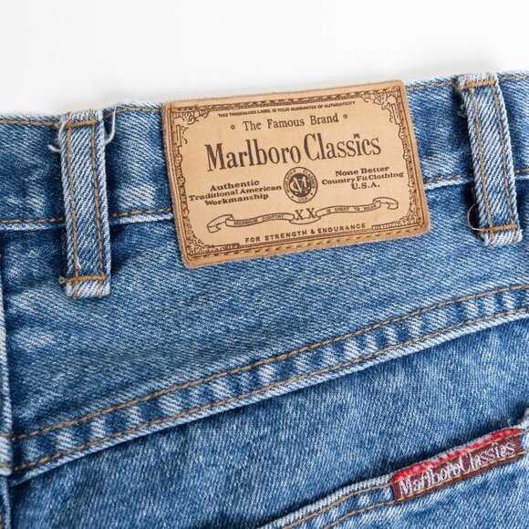 Vintage Marlboro Classics Jeans Strength Endurance High Rise Straight 90s - Picture 12 of 12